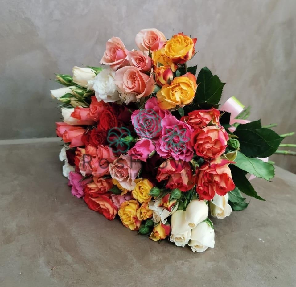 Букет цветов из: Розы в Захарьино