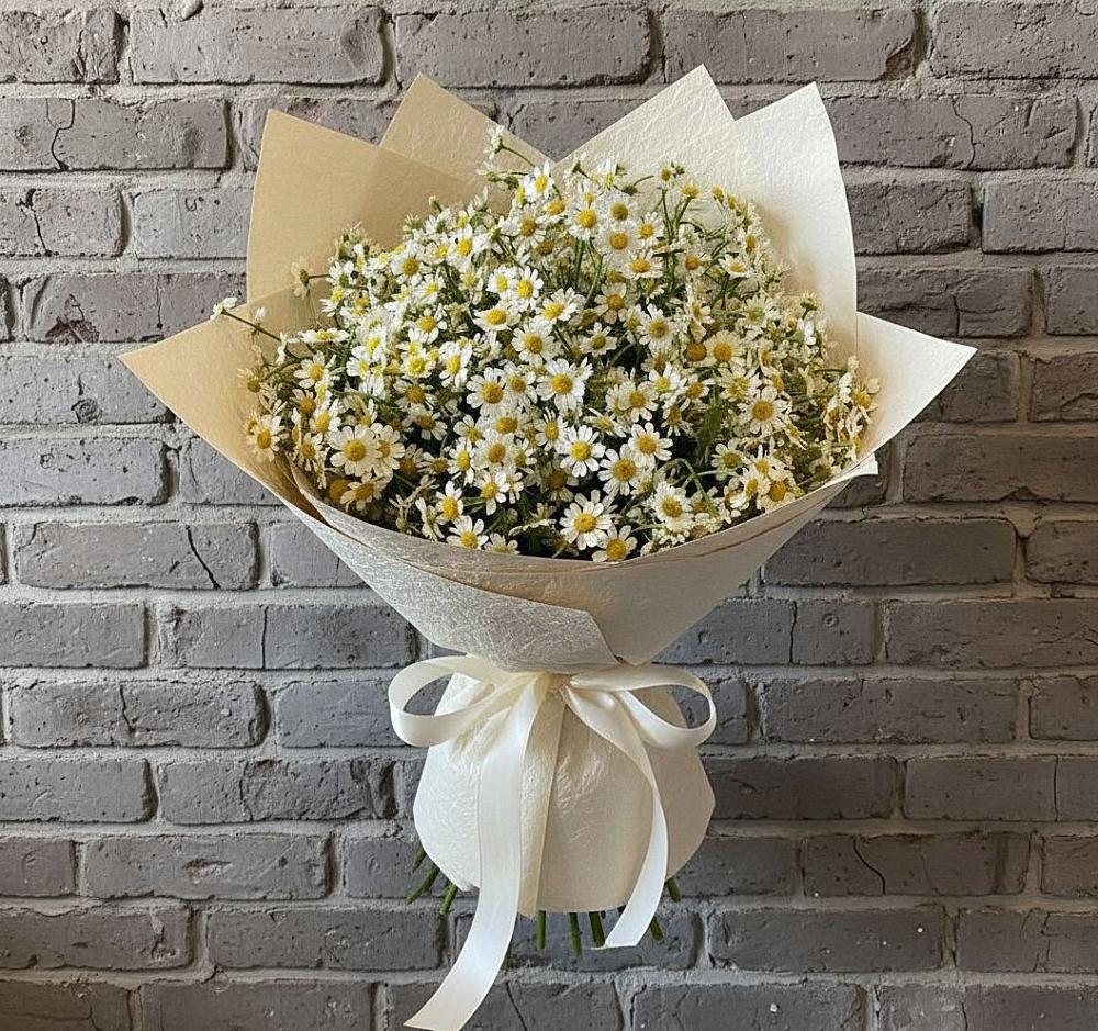 Букет цветов из: Ромашки в Захарьино