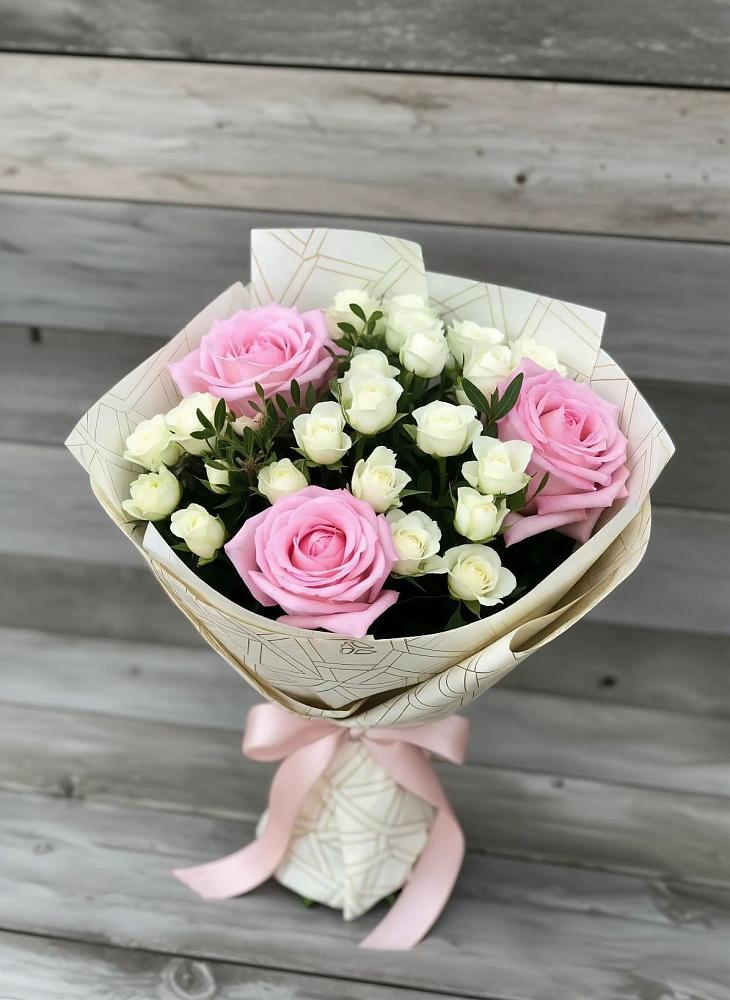 Букет цветов из: Розы в Захарьино