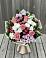 Букет цветов из: Альстромерии, Гвоздики, Розы и Хризантемы в Захарьино