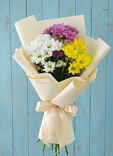 Букет цветов из:  Хризантемы в Захарьино