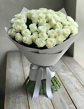Букет 35 Белых роз в Захарьино