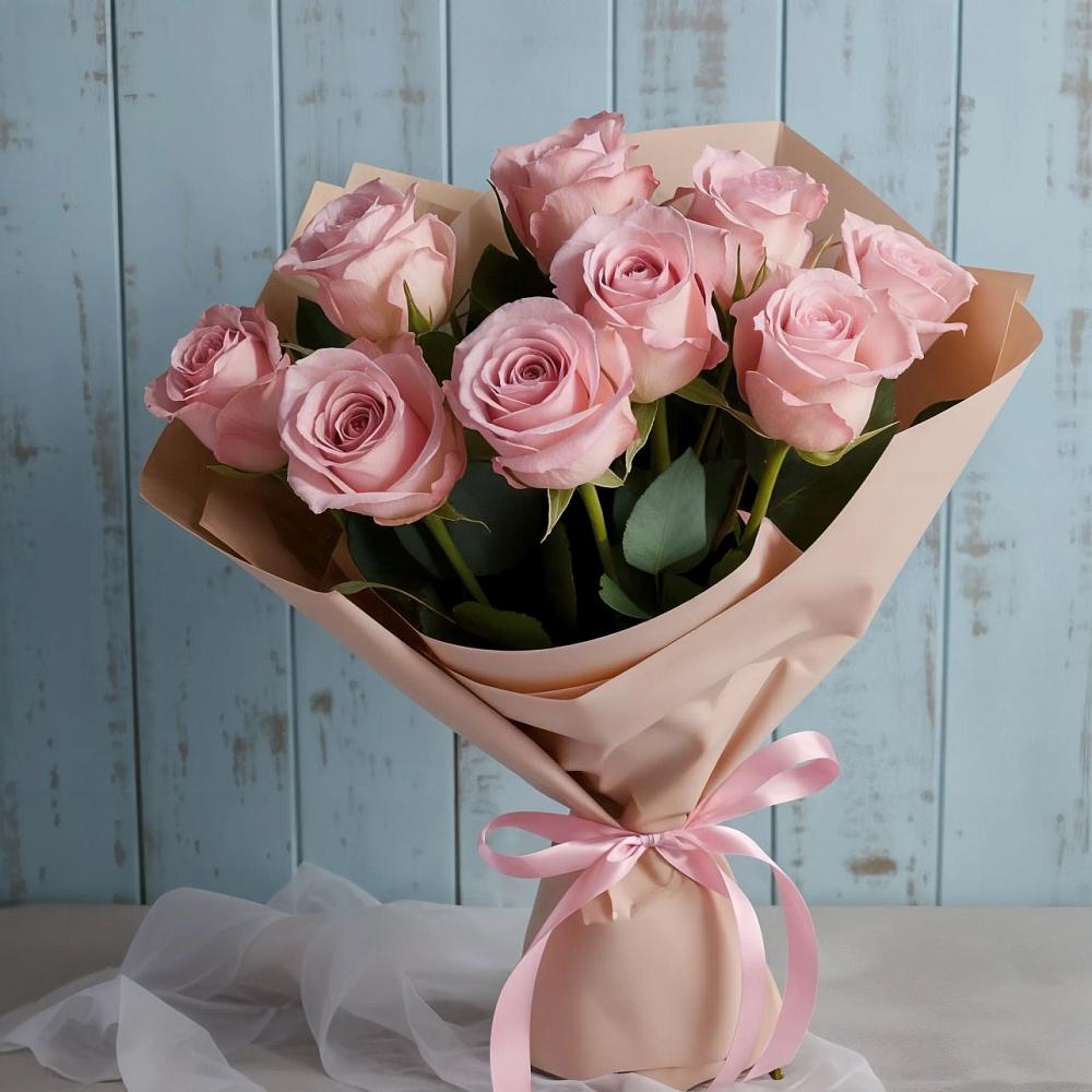 Букет цветов из: Розы в Захарьино