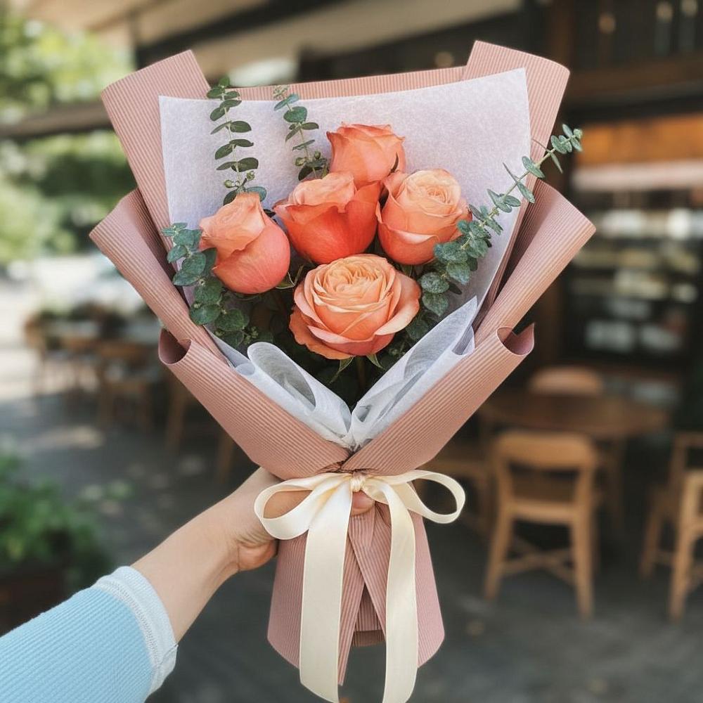 Букет цветов из: Розы в Захарьино