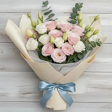 Букет цветов из:  Лизиантусы в Захарьино