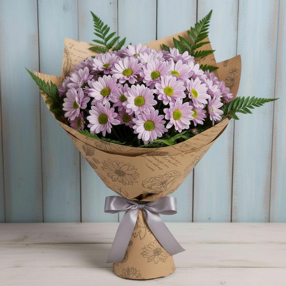 Букет цветов из: Хризантемы в Захарьино