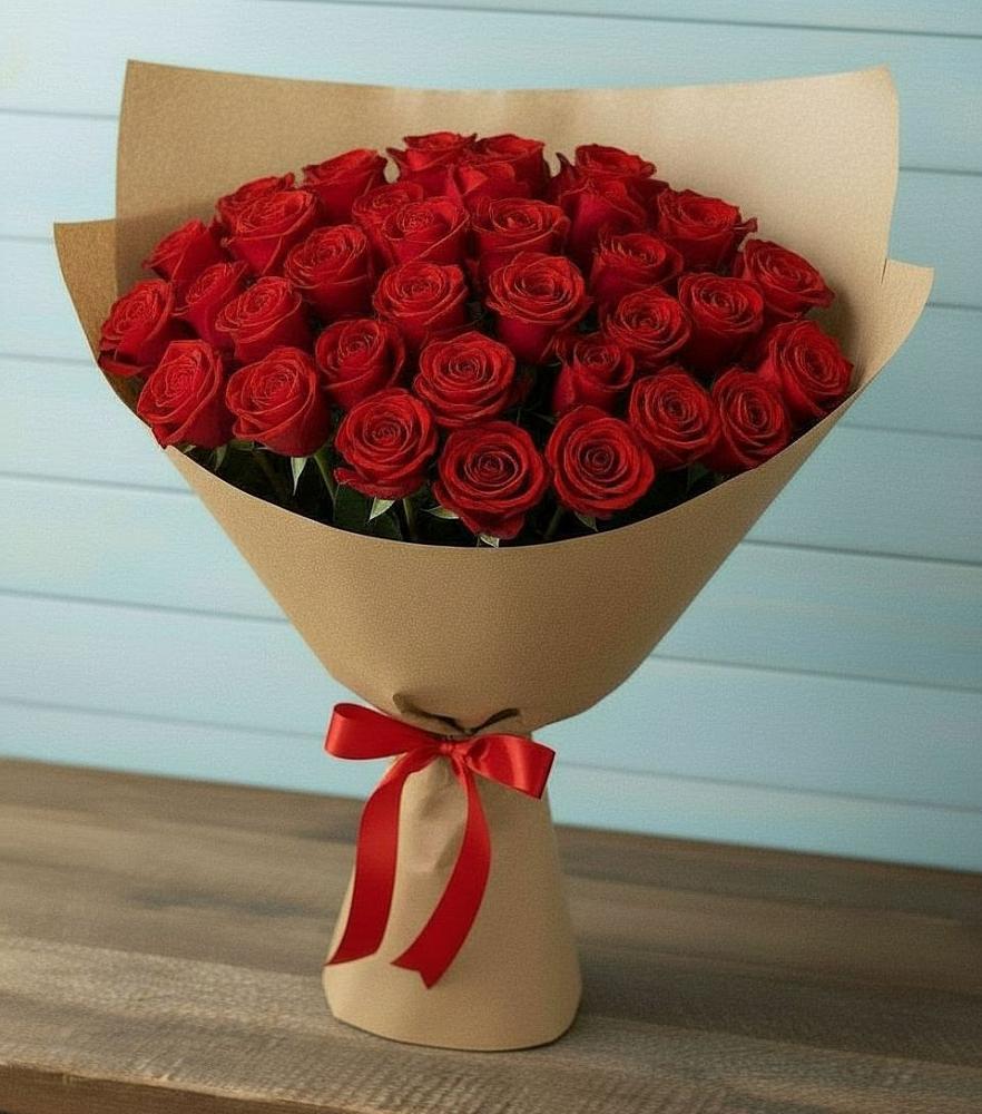 Букет Красные розы Милано в Захарьино
