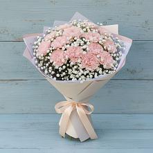 Букет цветов из:  Гвоздики #REPLACE_PRED# Захарьино