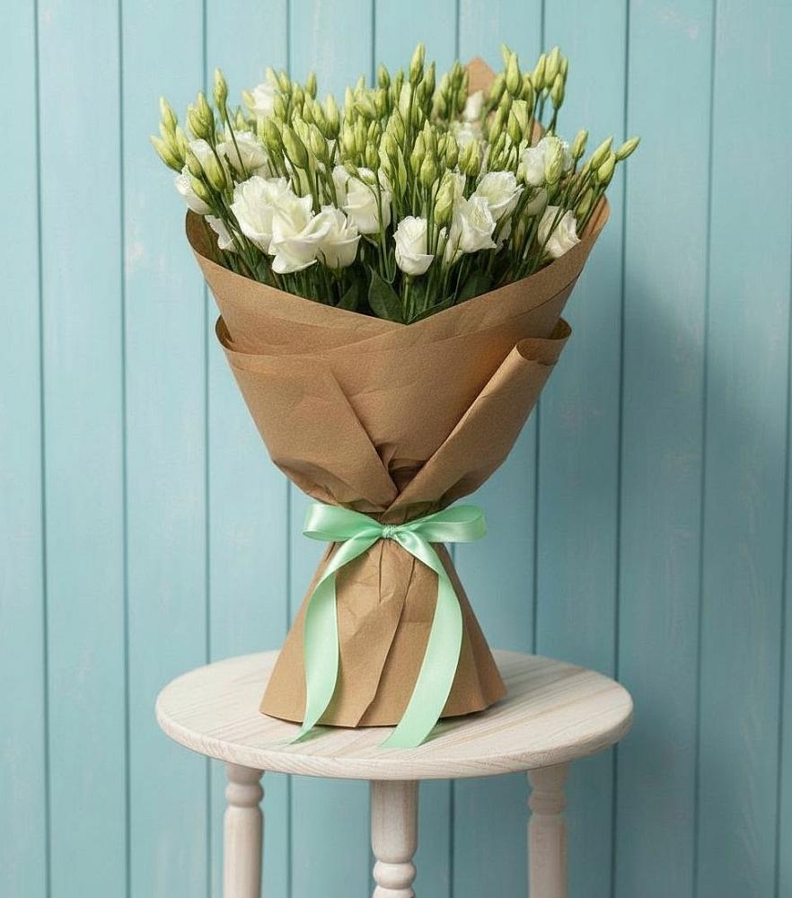 Букет цветов из: Лизиантусы в Захарьино