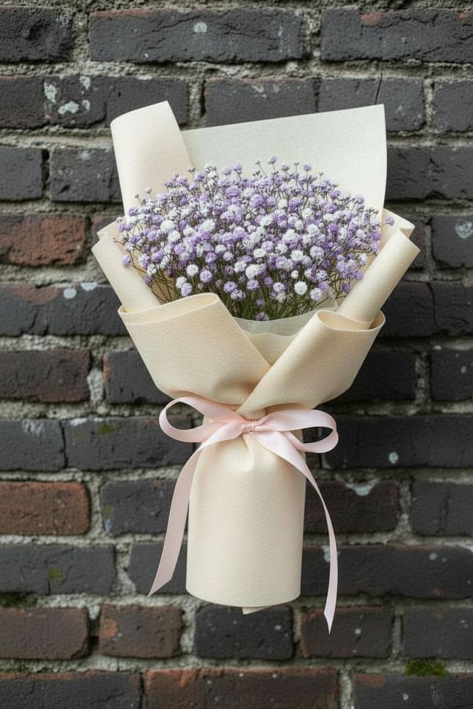 Букет цветов из: Гипсофила в Захарьино