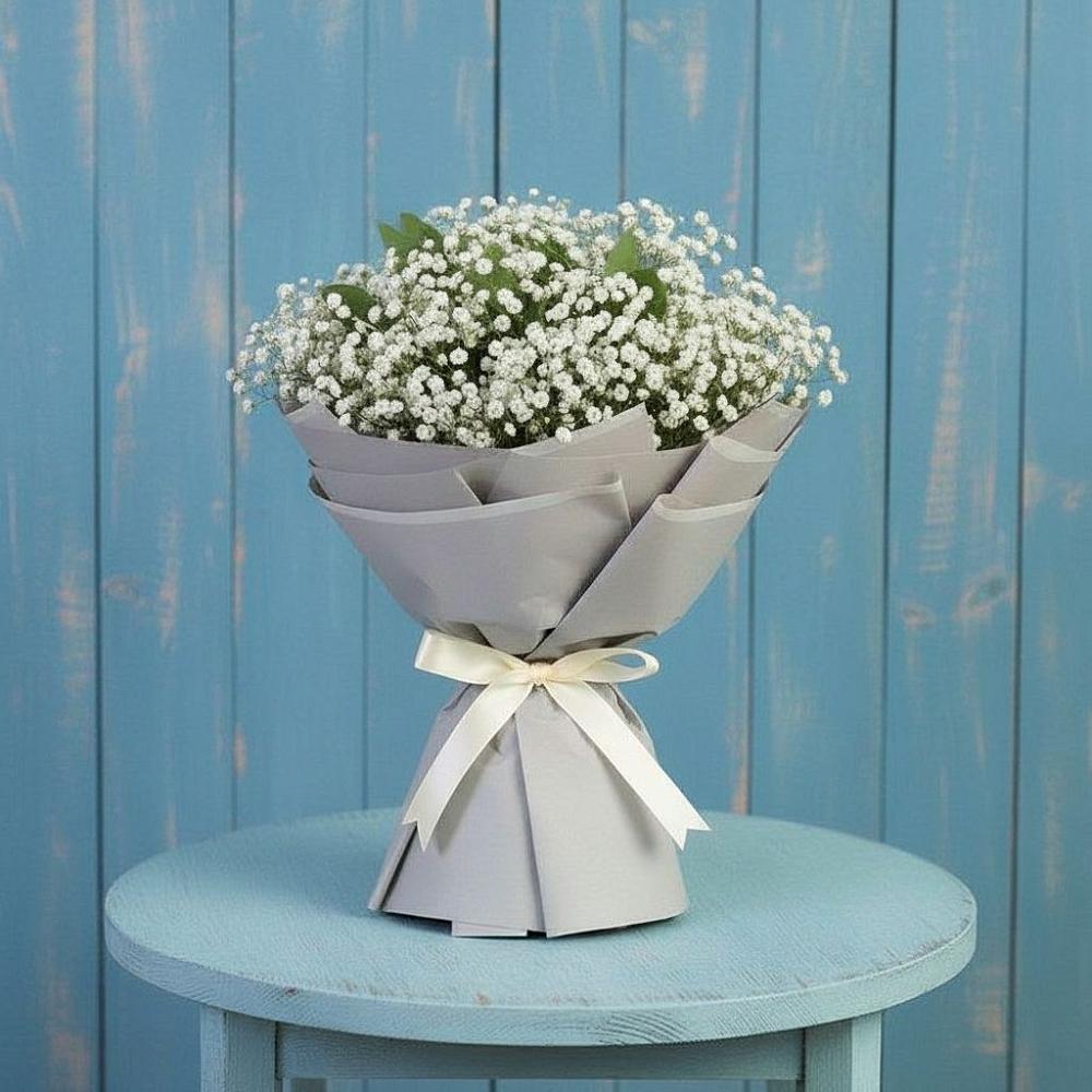 Букет цветов из: Гипсофила в Захарьино