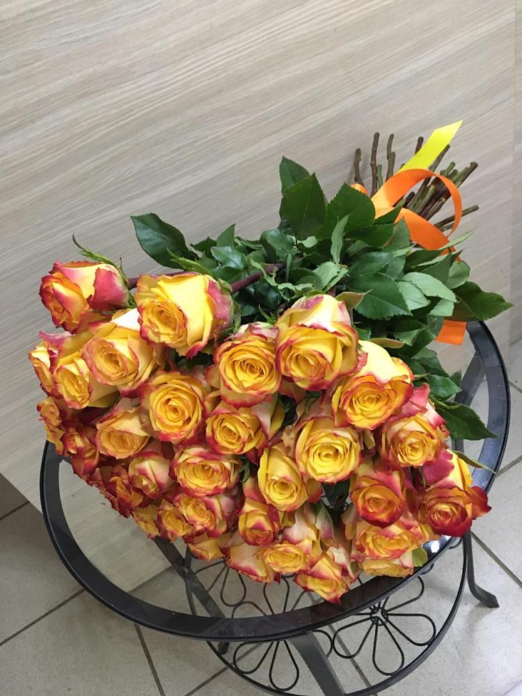 Букет Желтые розы в Захарьино