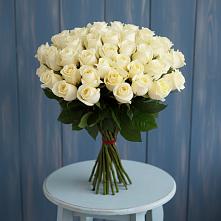 Букет 51 Белая роза Эдлесс Лав #REPLACE_PRED# Захарьино