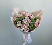 Букет цветов из:  Розы и Хризантемы в Захарьино
