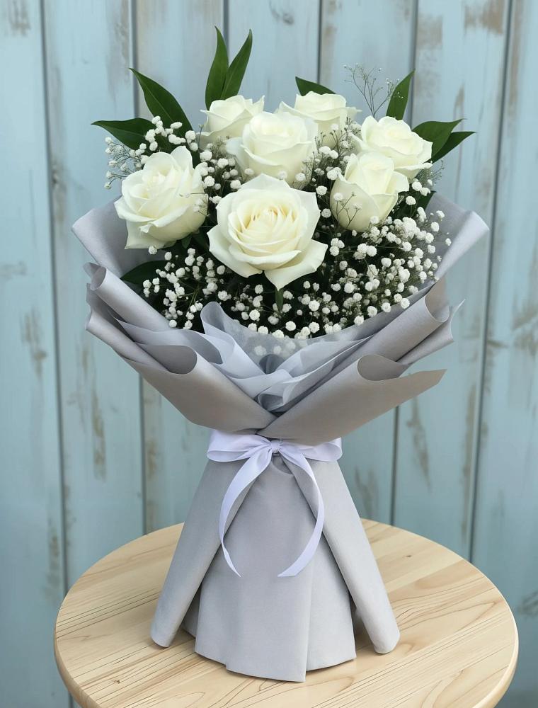 Букет цветов из: Розы в Захарьино