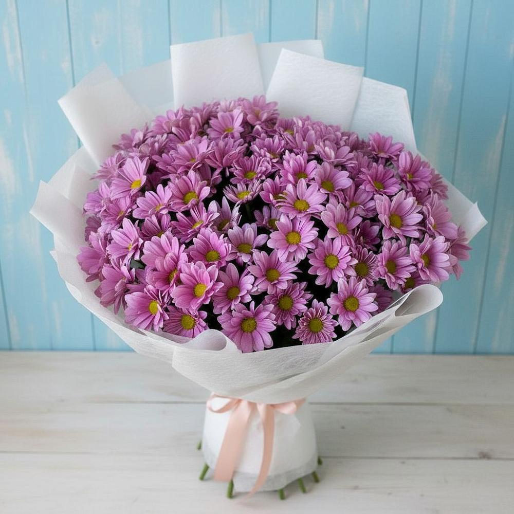 Букет цветов из: Хризантемы в Захарьино