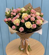 Букет цветов из:  Розы в Захарьино