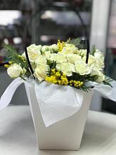 Цветочная композиция из Розы  в Захарьино