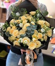 Букет цветов из:  Розы и Лизиантусы #REPLACE_PRED# Захарьино