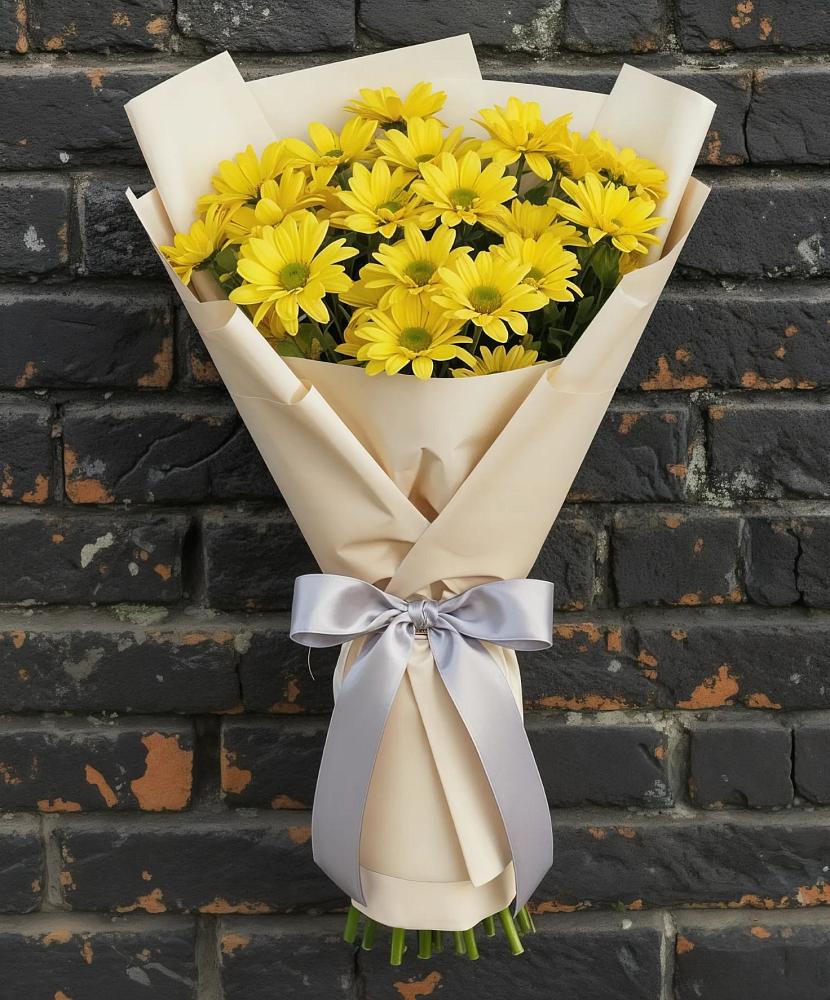 Букет цветов из: Хризантемы в Захарьино