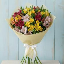 Букет цветов из:  Альстромерии в Захарьино