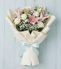 Букет цветов из:  Лилии в Захарьино