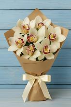 Букет цветов из:  Орхидеи и Розы в Захарьино